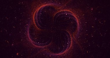 Soyut çember ışık arkaplanı oluşturuluyor