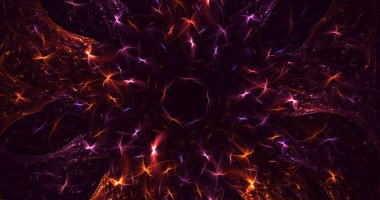 Soyut çember ışık arkaplanı oluşturuluyor