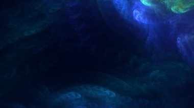 Soyut çok renkli fraktal ışık arkaplanı 3B görüntüleme