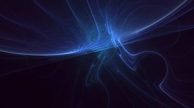 3B soyut renkli fraktal ışık arkaplanı oluşturma