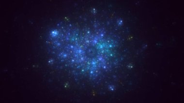 3B soyut yuvarlak ışık arkaplanı oluşturma