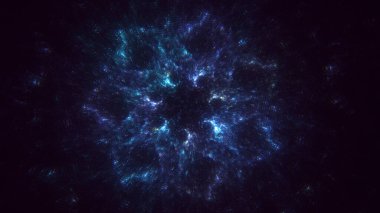 3B soyut yuvarlak ışık arkaplanı oluşturma