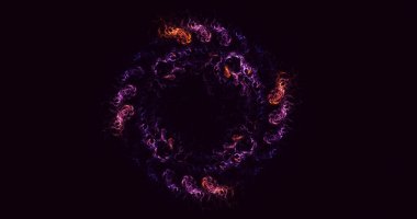 3B soyut yuvarlak ışık arkaplanı oluşturma