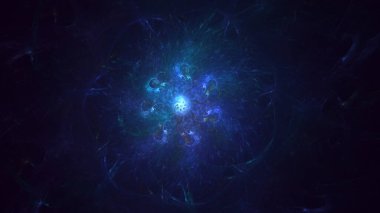 Soyut çember ışık arkaplanı oluşturuluyor