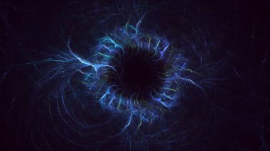 Soyut çember ışık arkaplanı oluşturuluyor