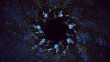 Soyut çok renkli fraktal ışık arkaplanı 3B görüntüleme