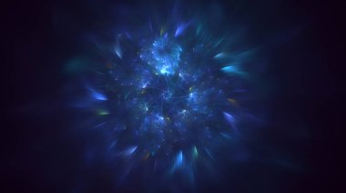 Soyut çember ışık arkaplanı oluşturuluyor