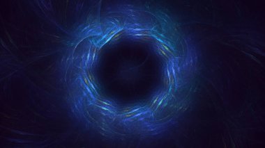 Soyut çember ışık arkaplanı oluşturuluyor