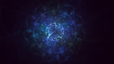 Soyut çember ışık arkaplanı oluşturuluyor