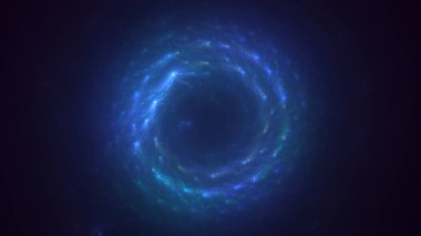 3B soyut yuvarlak ışık arkaplanı oluşturma