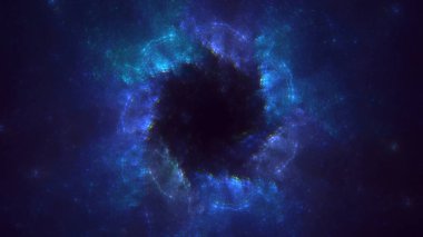 3B soyut yuvarlak ışık arkaplanı oluşturma