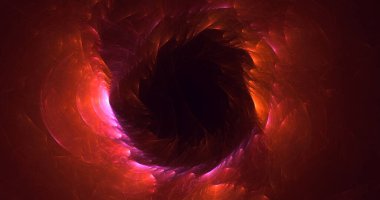 3B soyut renkli fraktal ışık arkaplanı oluşturma