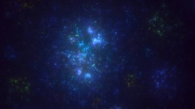 3B soyut renkli fraktal ışık arkaplanı oluşturma