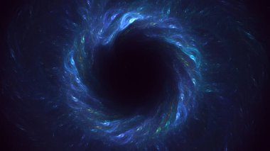 Soyut çok renkli fraktal ışık arkaplanı 3B görüntüleme