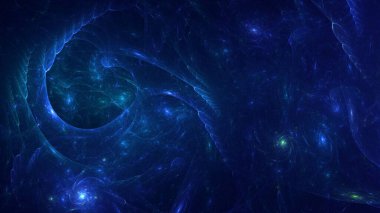 Soyut çok renkli fraktal ışık arkaplanı 3B görüntüleme