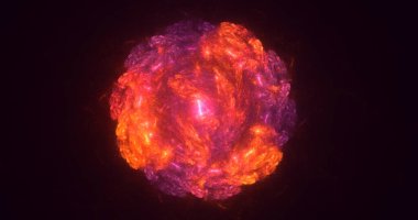 3B soyut yuvarlak ışık arkaplanı oluşturma