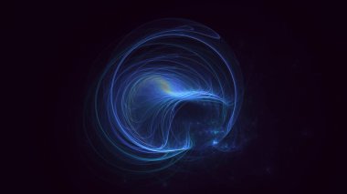 3B soyut yuvarlak ışık arkaplanı oluşturma