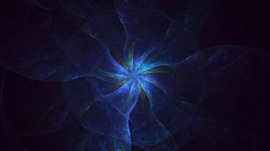 3B soyut yuvarlak ışık arkaplanı oluşturma