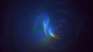 3B soyut renkli fraktal ışık arkaplanı oluşturma