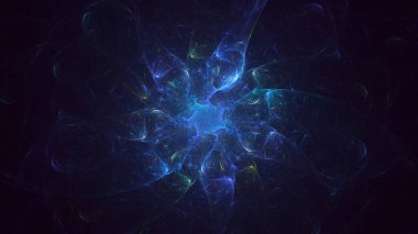 3B soyut yuvarlak ışık arkaplanı oluşturma