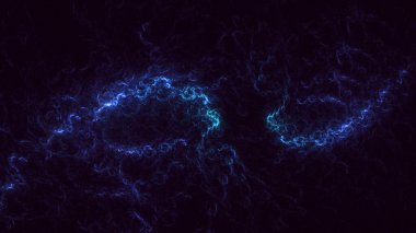 3B soyut renkli fraktal ışık arkaplanı oluşturma