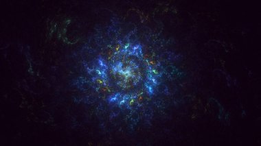 Soyut çember ışık arkaplanı oluşturuluyor