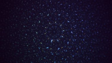 3B, soyut yuvarlak ışık arkaplanı oluşturma