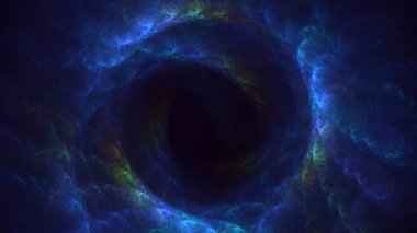 3B, soyut yuvarlak ışık arkaplanı oluşturma