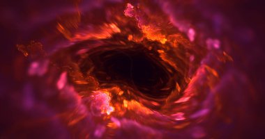 3B, soyut yuvarlak ışık arkaplanı oluşturma