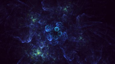 Soyut çember ışık arkaplanı oluşturuluyor