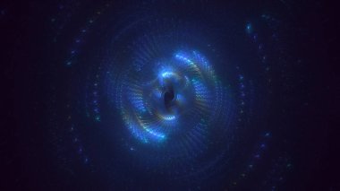 Soyut çember ışık arkaplanı oluşturuluyor