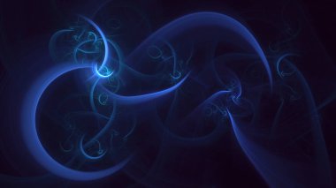 3B soyut renkli fraktal ışık arkaplanı oluşturma