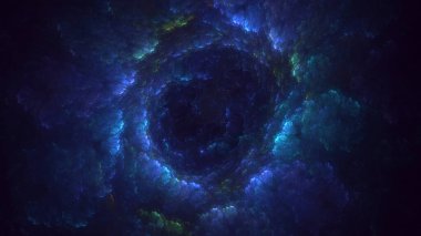 Soyut çember ışık arkaplanı oluşturuluyor