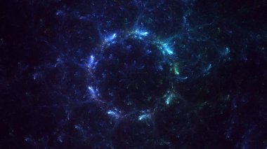 Soyut çember ışık arkaplanı oluşturuluyor