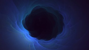 Soyut çok renkli fraktal ışık arkaplanı 3B görüntüleme