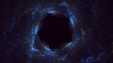 Soyut çember ışık arkaplanı oluşturuluyor