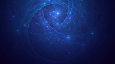 3B soyut renkli fraktal ışık arkaplanı oluşturma