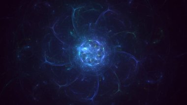 Soyut çember ışık arkaplanı oluşturuluyor