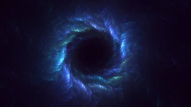 3B, soyut yuvarlak ışık arkaplanı oluşturma