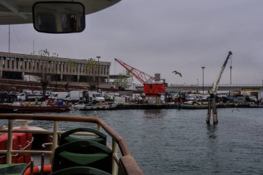 Venice, Italy - 17.01.2023: View over the scenic architectural detail in Venice. The island is a popular attraction for tourists,famous for its glass making and water canal.
