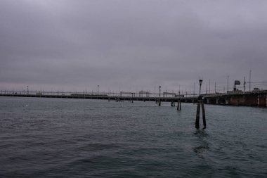 Venice, Italy - 17.01.2023: View over the scenic architectural detail in Venice. The island is a popular attraction for tourists,famous for its glass making and water canal.