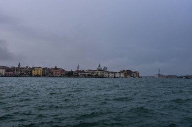 Venice, Italy - 17.01.2023: View over the scenic architectural detail in Venice. The island is a popular attraction for tourists,famous for its glass making and water canal.