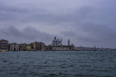 Venice, Italy - 17.01.2023: View over the scenic architectural detail in Venice. The island is a popular attraction for tourists,famous for its glass making and water canal.