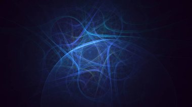 Soyut çok renkli fraktal ışık arkaplanı 3B görüntüleme