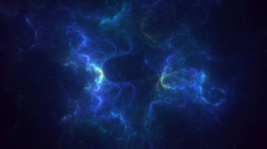 Soyut çok renkli fraktal ışık arkaplanı 3B görüntüleme