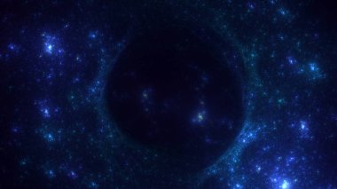 Soyut çok renkli fraktal ışık arkaplanı 3B görüntüleme