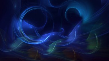 3D, soyut çok renkli teknoloji fraktal ışık arkaplanı oluşturuluyor