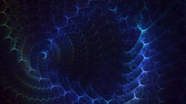 3B soyut renkli fraktal ışık arkaplanı oluşturma