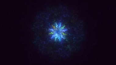 3B soyut yuvarlak ışık arkaplanı oluşturma