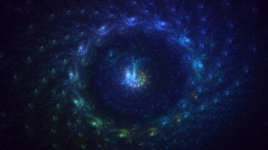 3B soyut yuvarlak ışık arkaplanı oluşturma